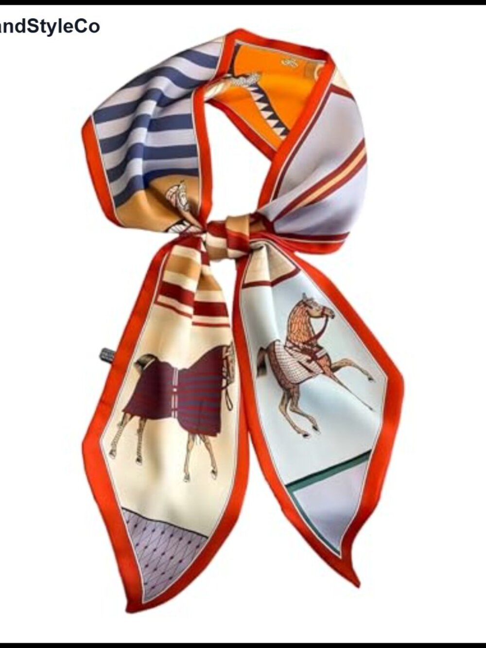 Long Skinny Silk Feeling Scarf 58in Lightweight Multipurpose Women